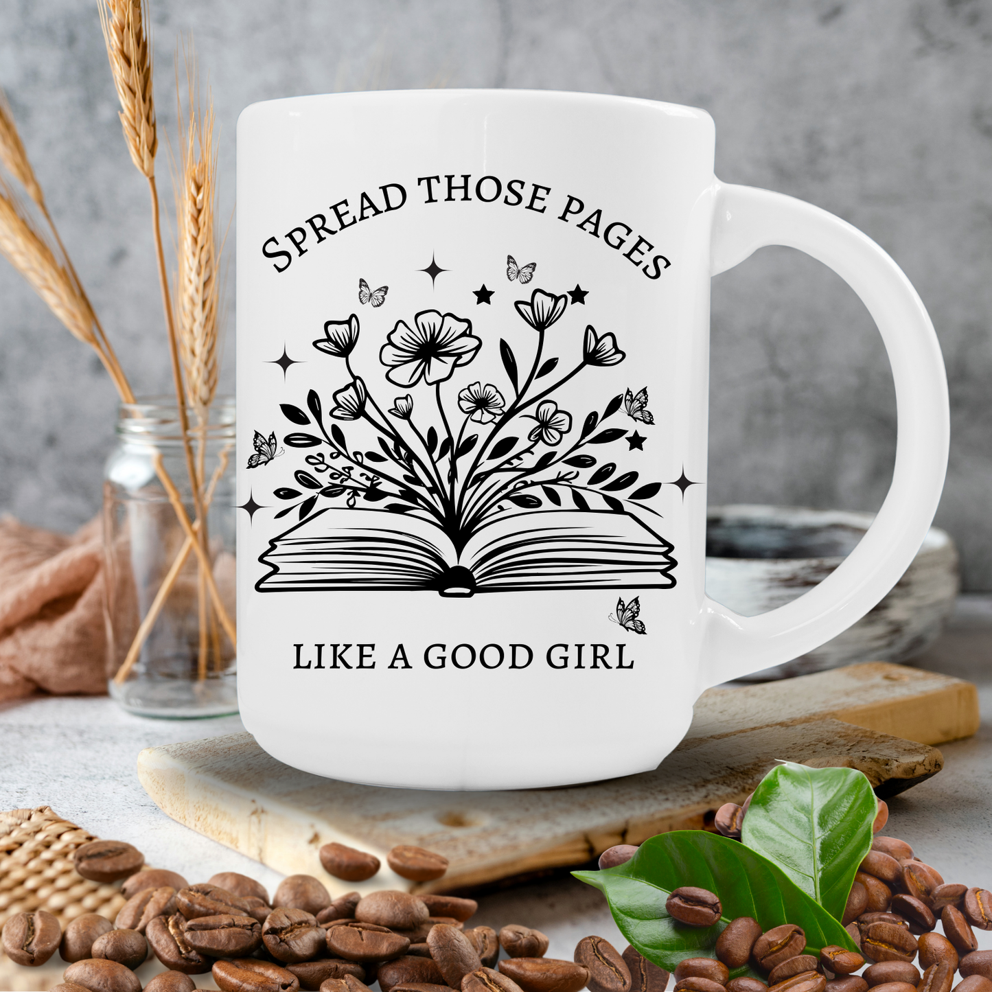 Spread Those Pages Like a Good Girl mug, Smut Reader Gifts, Smut coffee mug, Gag Gift for Book Reader mug, Book reader coffee mug, bookworm
