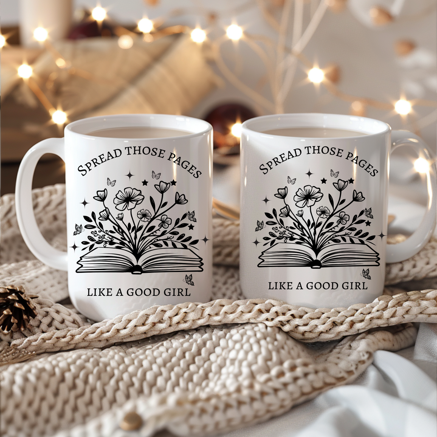 Spread Those Pages Like a Good Girl mug, Smut Reader Gifts, Smut coffee mug, Gag Gift for Book Reader mug, Book reader coffee mug, bookworm