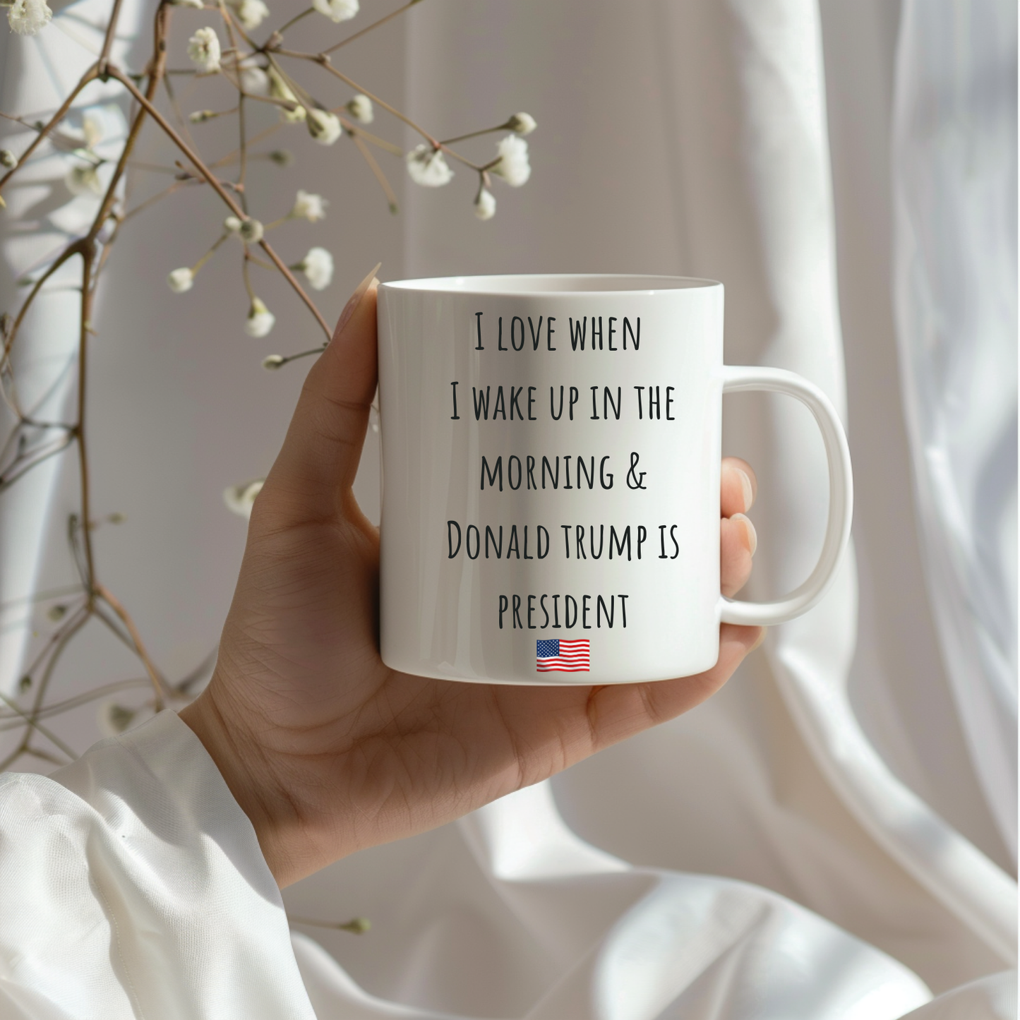 Trump Mug, Trump coffee mug, Trump 45 47 mug, I Love When I Wake up.. and Trump is President Coffee, Gift For Republican, Trump 45 47 mug,Can You Hear Us Now mug