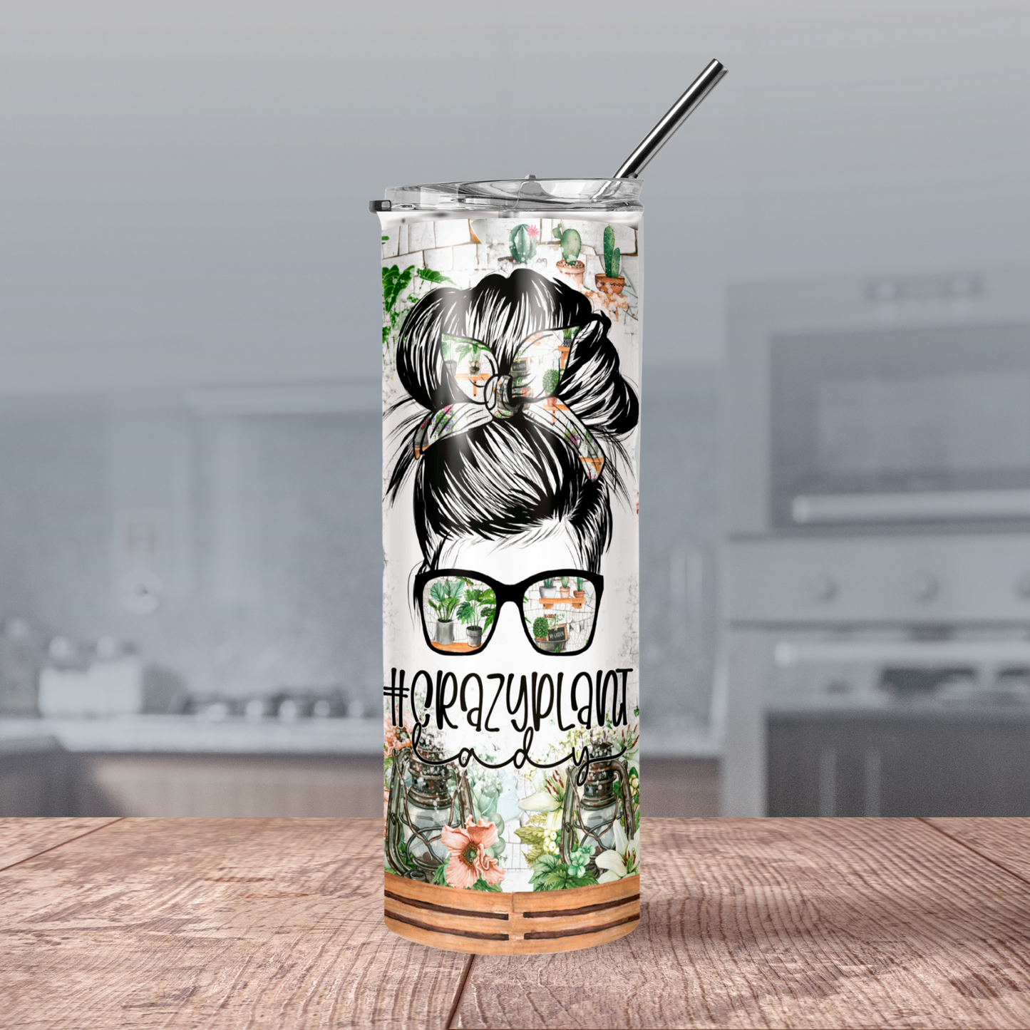 Crazy Plant tumbler - Mae-Liv