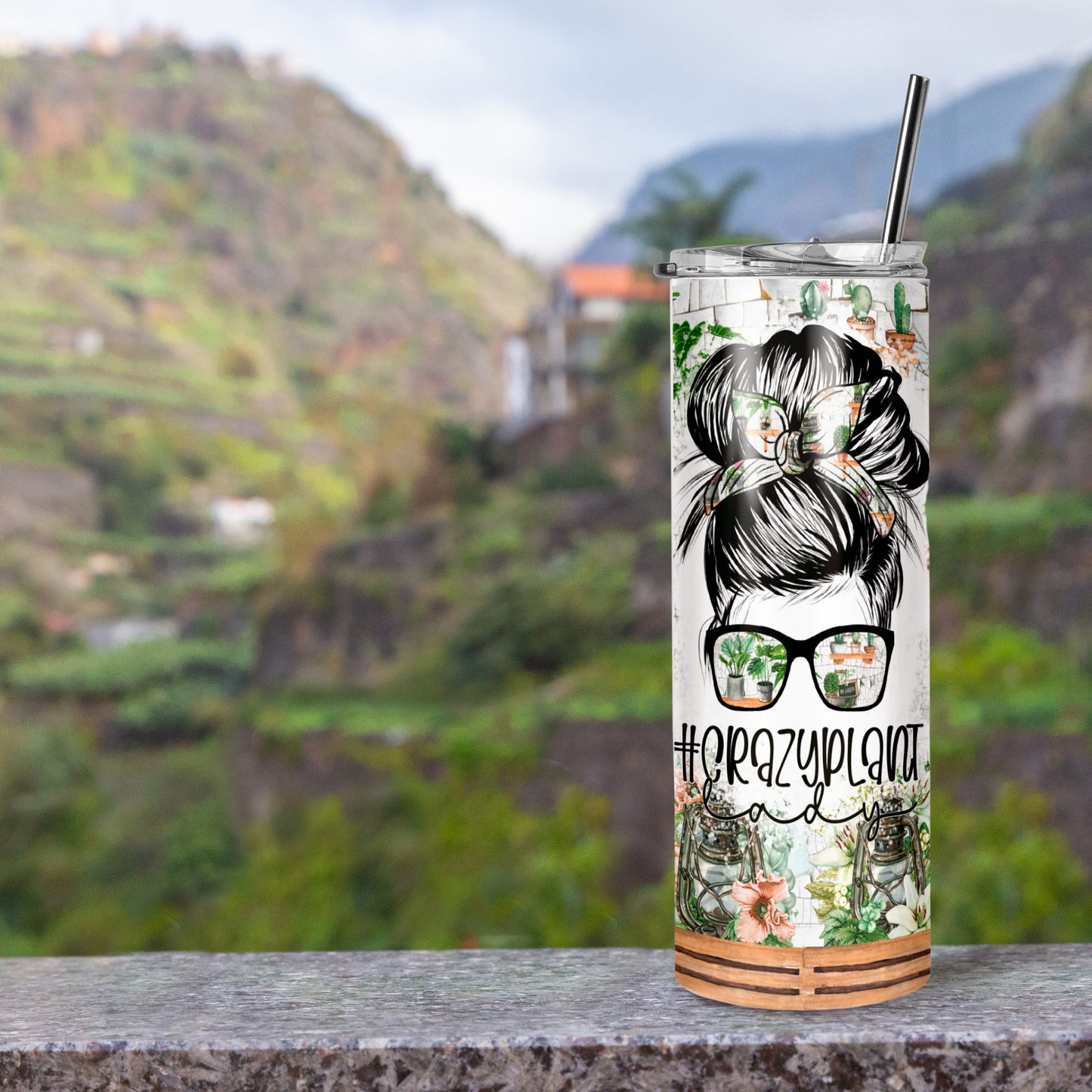 Crazy Plant tumbler - Mae-Liv