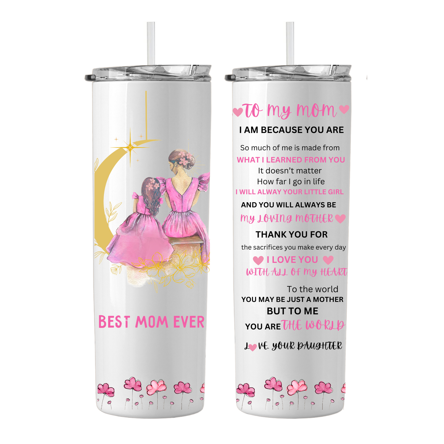 tumbler gift for mom, mother’s day gift, gift for her, 20 oz