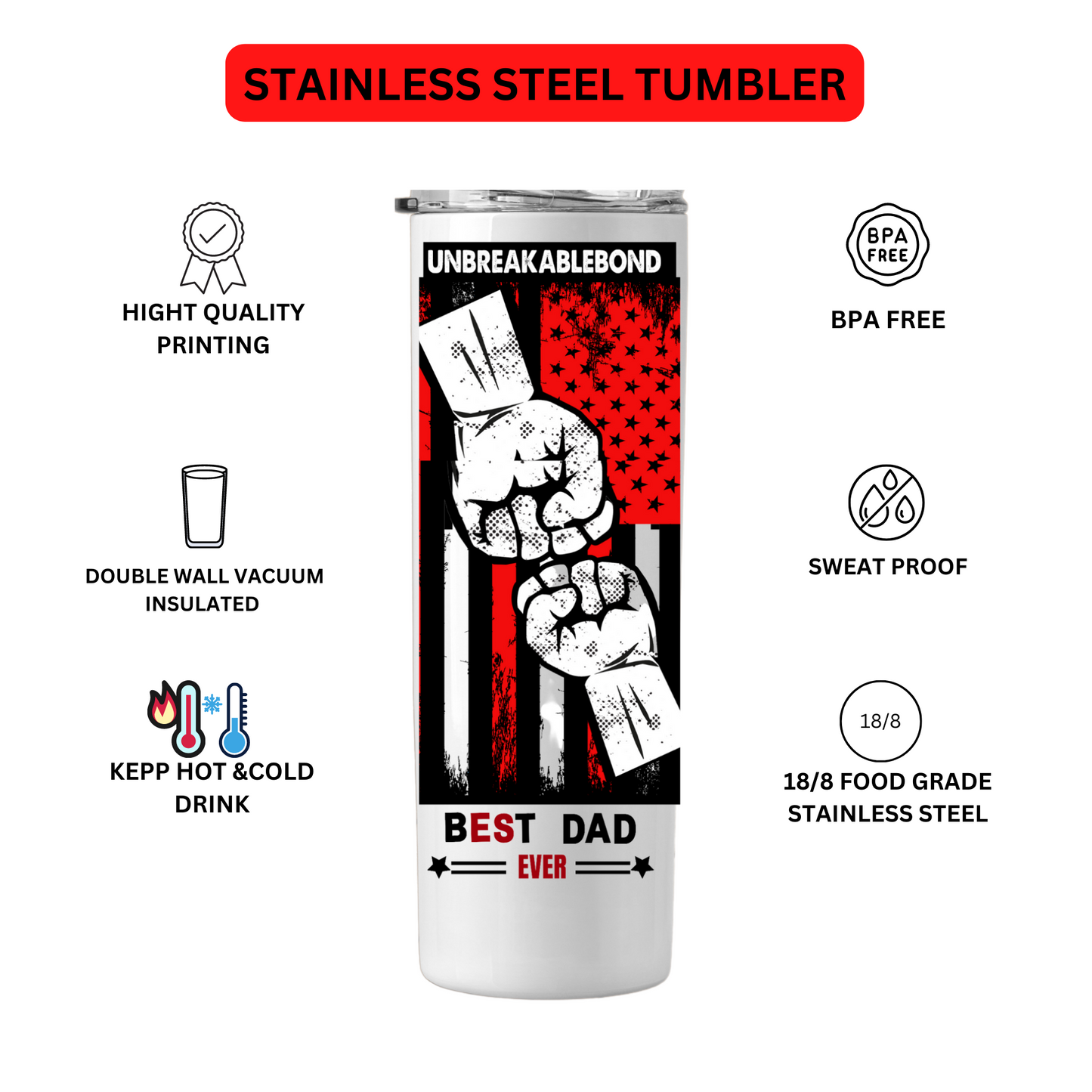 Tumblers travel for Dad, Father’s day gift, gift for dad, gift for him, 20 oz