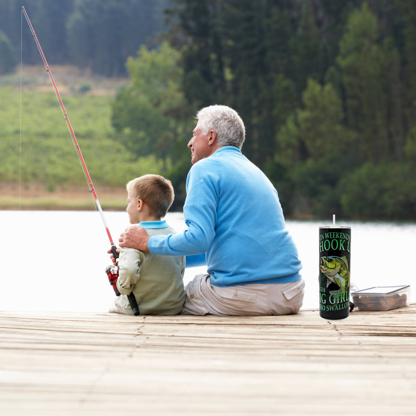 Tumbler travel for fishing lover, fishing lover gift,Best gift for men,20 oz