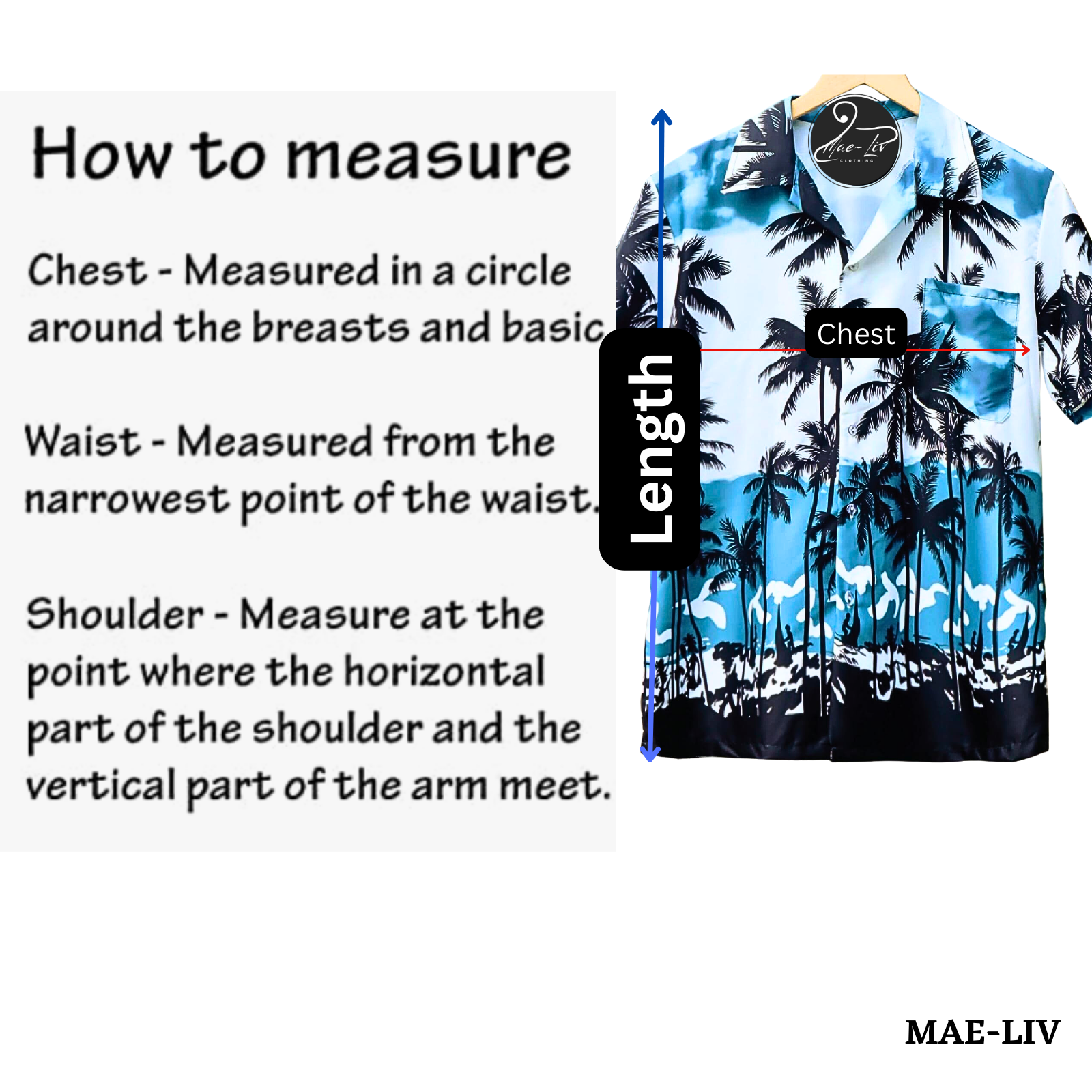 Mens Hawaiian Shirts,Mens Hawaiian Floral Shirts,Short Sleeve Casual Button Down Tropical blue palm tree - Mae-Liv