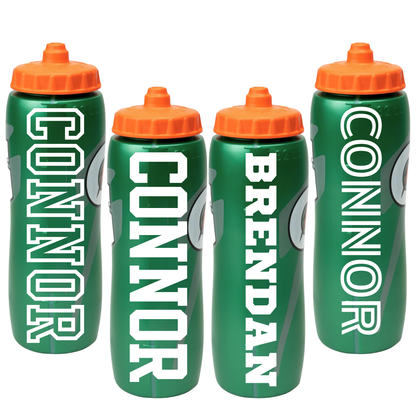Personalized Gatorade Bottle, Custom Sports Water Bottle, Team Gift,Birthday Party Favor,Basketball,Football,Baseball,Soccer,Lacrosse,Hockey