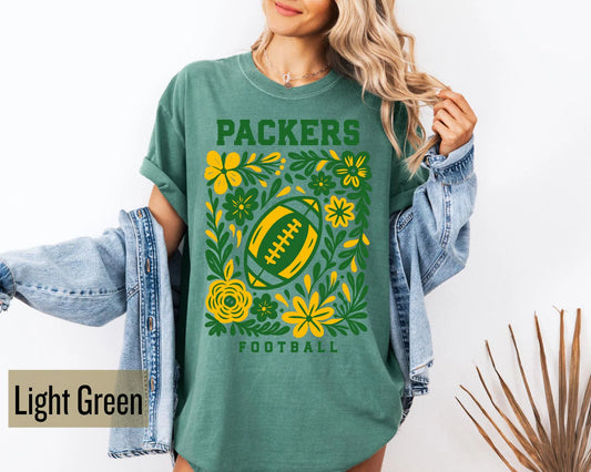 Comfort Colors Green Bay Packers Vintage T-Shirt,Green Bay Football Vintage Style Sweatshirt,Retro Football Fan Tee,Green Bay Game Day Shirt
