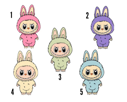 Double-Sided Cute Labubu T-Shirt | Trending Cartoon Monster Graphic Tee | Kawaii Labubu Shirt for Fans | Fun Character T-Shirt Gift Idea