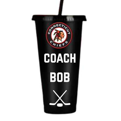 Personalized Sports Cups with Lids & Straws,Team Spirit Party Cups-Make Every Game Day a Party!