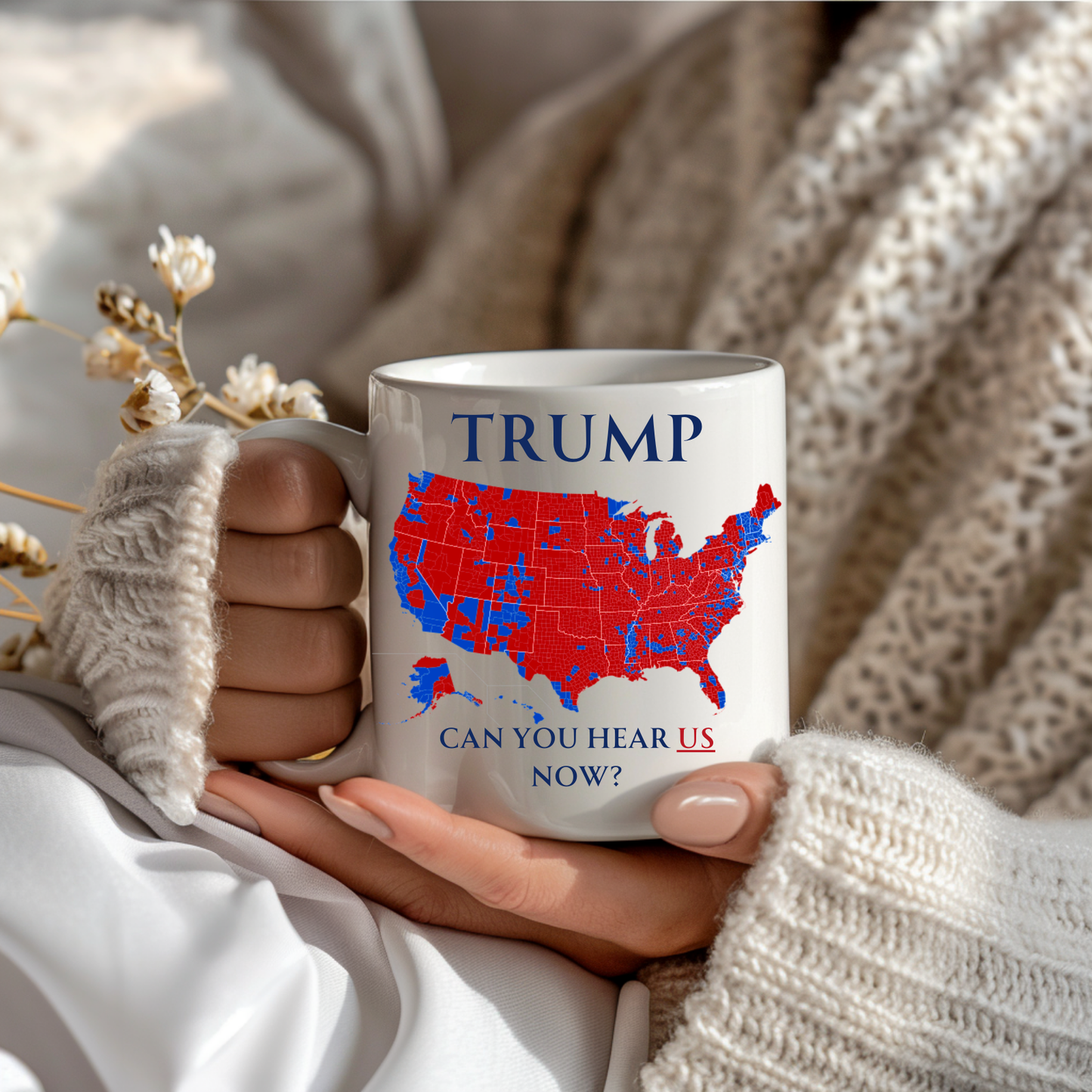 Trump Mug, 2024 election results Trump Mug,Election Campaign Cup, Trump coffee mug, Trump 45 47 mug,Can You Hear Us Now mug,