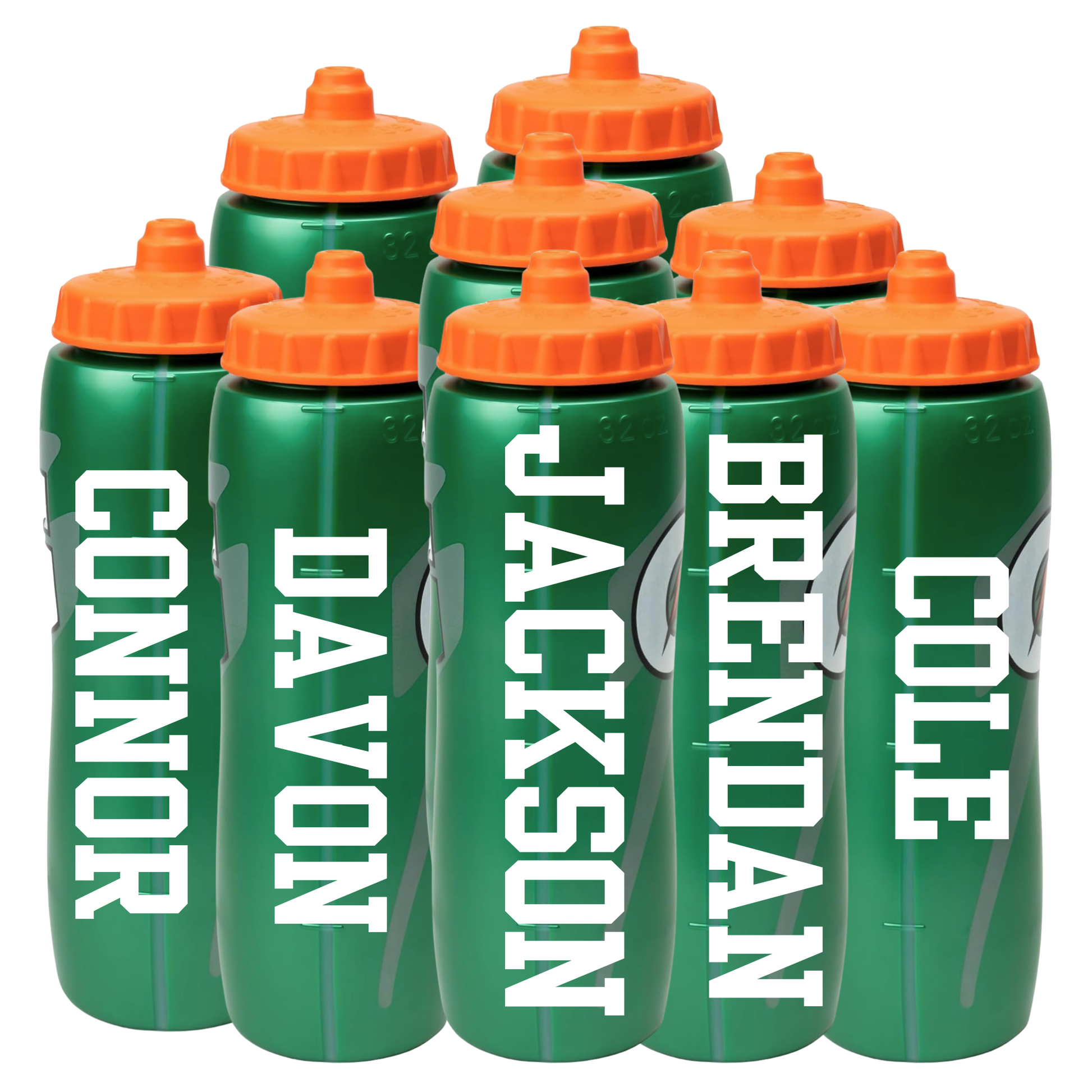 Personalized Gatorade Bottle, Custom Sports Water Bottle, Team Gift,Birthday Party Favor,Basketball,Football,Baseball,Soccer,Lacrosse,Hockey - Mae-Liv