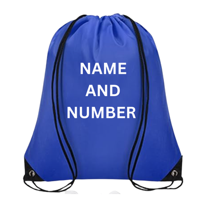 Custom Drawstring Backpack, Personalized Name Bag for Team Sports, School, Travel, Gym, or Party Favor Gift Bags.Gatorade Water Bottle name