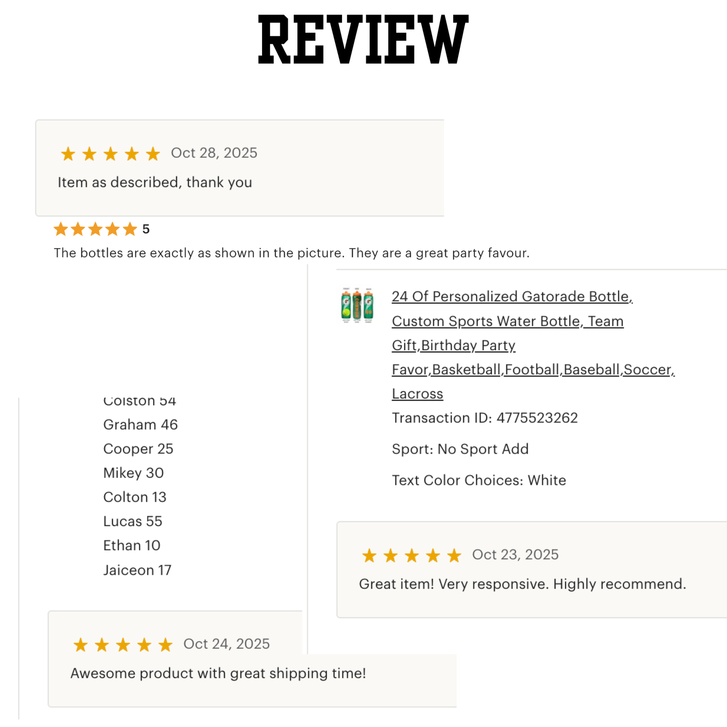 Personalized Gatorade Bottle, Custom Sports Water Bottle, Team Gift,Birthday Party Favor,Basketball,Football,Baseball,Soccer,Lacrosse,Hockey