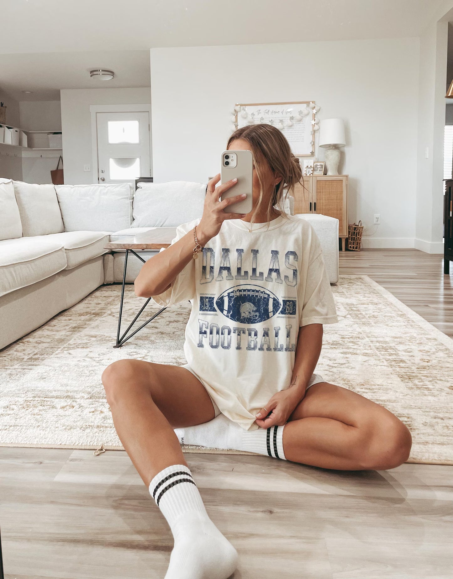 Vintage Dallas Football Shirt | Retro Dallas Game Day Tee | Dallas Fan T-Shirt | Classic Football Graphic Tee