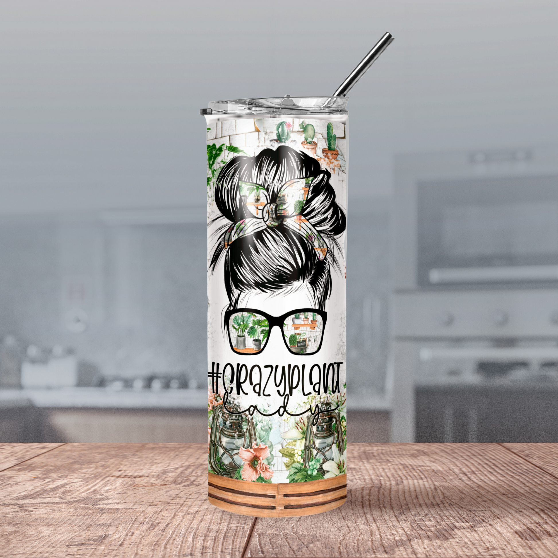 Crazy Plant tumbler - Mae-Liv
